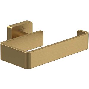 Villeroy and Boch Elements Striking toilet paper holder TVA15201400076 135x45x93mm, without lid, brushed gold