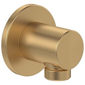 Villeroy &amp; Boch Universal Showers wall elbow TVC00045600076 round, wall mounting, brushed gold