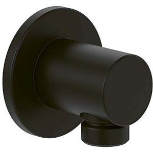 Villeroy &amp; Boch universal showers wall elbow TVC000456000K5 round, wall mounting, matt black