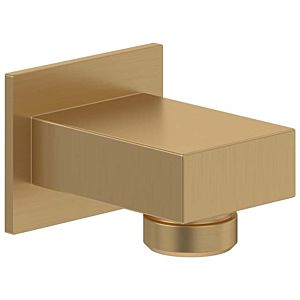 Villeroy &amp; Boch Universal Showers wall elbow TVC00045700076 square, wall mounting, brushed gold