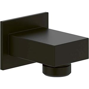 Villeroy &amp; Boch Universal Showers wall elbow TVC000457000K5 square, wall mounting, matt black