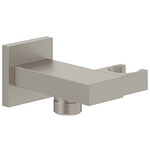 Villeroy &amp; Boch Universal Showers hand shower bracket TVC00046300064 square, wall mounting, brushed nickel black