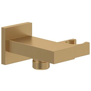 Villeroy &amp; Boch Universal Showers hand shower bracket TVC00046300076 square, wall mounting, brushed gold