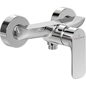 Villeroy and Boch O.novo single lever shower fitting TVS10400100061 with backflow protection, wall mounting, chrome