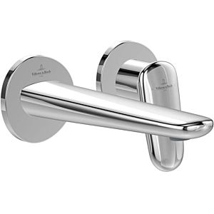 Villeroy and Boch Antao two-hole basin mixer TVW11100200061 fixed spout, without waste set, chrome