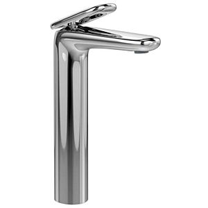 Villeroy and Boch Antao two-hole basin mixer TVW11100500061 raised, with push-open waste set, chrome