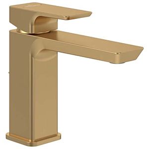 Villeroy and Boch Subway 3.0 single lever basin mixer TVW11200200076 with pop-up waste set, brushed gold