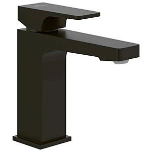 Villeroy and Boch Architectura Square basin mixer TVW125004000K5 without pop-up waste, matt black