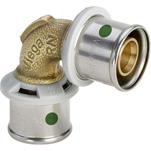 Viega Sanfix -P angle coupling 566241 50 mm, 90 degrees, with SC-Contur, red brass