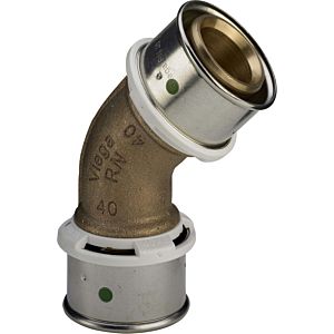 Viega couplage angulaire Sanfix -P 575083 50 mm, 45 degrés, avec SC-Contur, bronze