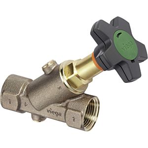 Viega Easytop KFR angle seat valve 756772 DN 25, Rp 1, gunmetal, for water meter bracket