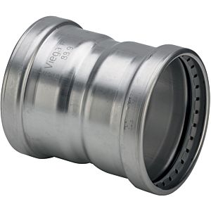 Viega Sanpress Inox XL-Muffe 482800 76,1 mm, Stahl nichtrostend, SC-Contur