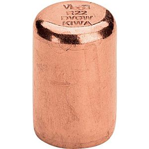 Viega Profipress end cap 314576 22 mm, copper, Profipress end