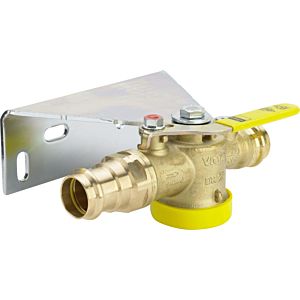 Viega gas meter ball valve 632717 28 mm, brass, passage, SC-Contur