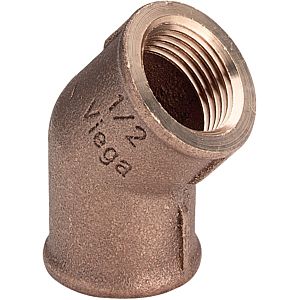 Arc Viega 320652 Rp 1, 45 degrés, bronze à canon