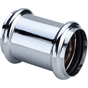 Viega sleeve 115197 DN 28, chrome-plated brass, for connecting flushing pipes