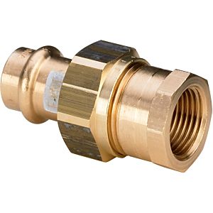 Viega Profipress S screw connection 629182 28 mm x Rp 1, gunmetal or silicon bronze, SC-Contur, flat sealing