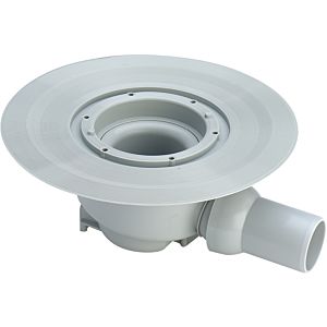Viega Advantix bathroom drain 556945 DN 50, gray plastic, without attachment, horizontal drain