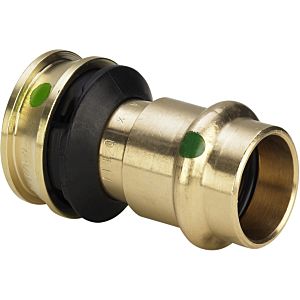 Viega Raxofix transition piece 646707 16 x 15 mm, silicon bronze, with SC-Contur, with press end
