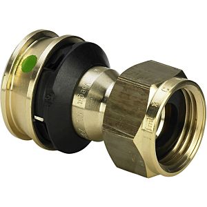 Viega Raxofix screw connection 646516 40 mm x G 1 1/2, flat sealing, SC-Contur, silicon bronze