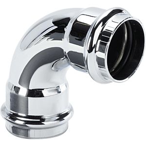 Viega elbow 90 degrees 622329 DN 32, 90 degrees, chrome-plated copper, with sleeves, two O-rings
