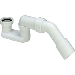 Viega odor trap 106263 G 1 1/2 x DN 40/50, white plastic, with 45° drain bend