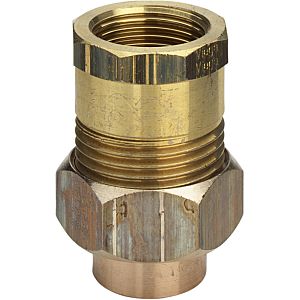 Viega pipe fitting 106690 18 mm x Rp 1/2, gunmetal/brass, conical sealing