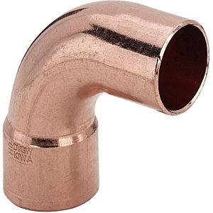 Viega bend 100391 22 mm, 90 degrees, spigot end, copper