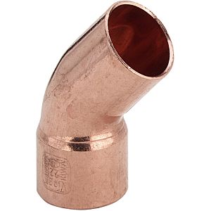 Viega bend 100292 15 mm, 45 degrees, spigot end, copper