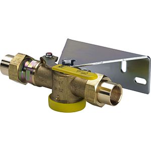 Viega gas meter ball valve 527983 Rp 1, brass, passage