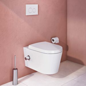 Vitra Options Wand-Tiefspül-WC 5176B003-7211 35,5x57,0cm, weiß, mit Bidetfunktion, mit integr. Thermostat-Armatur, rechts