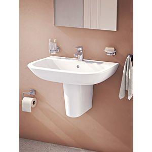 Vitra S20 lavabo 5504L003-0001 65 x 47 cm, blanc, trop-plein / trou pour robinetterie au milieu