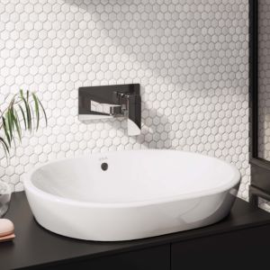 VitrA Bad Metropole countertop washbasin 5942B0030673 59.5 x 44.5 cm, oval, white, without tap hole