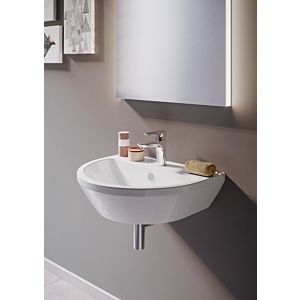 Vitra Integra washbasin 7068L003-0001 59.5 x 47 cm, white, with overflow / tap hole in the middle