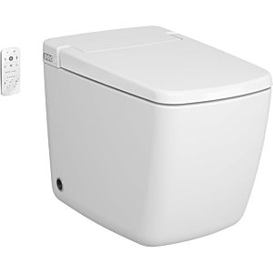 Vitra V-care Prime Lite WC lavant sur pied 7232B403-6246 blanc , avec fonction bidet, abattant WC Duroplast
