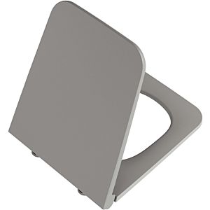 Vitra Equal WC seat 119-076-001 39.4x47.3cm, hinges Stainless Steel matt, without soft close