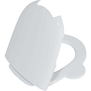 Vitra Sento Kids WC seat 133-003-009 with side handles, hinges, lid and seat ring white high gloss