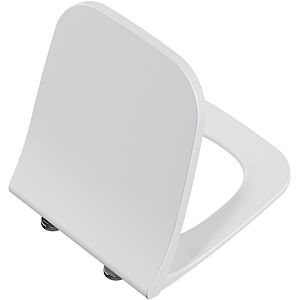 Vitra Shift WC seat 191-003R419 with soft close, quick release, hinge Stainless Steel , removable, white high gloss