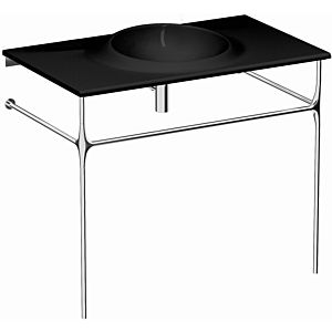 Vitra Istanbul washstand 4519B470-6140 60x100cm, without overflow and tap hole, black VC