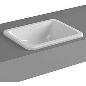 Vitra S20 built-in washbasin 5473B003-0642 45 x 37 cm, white, with overflow / without tap hole
