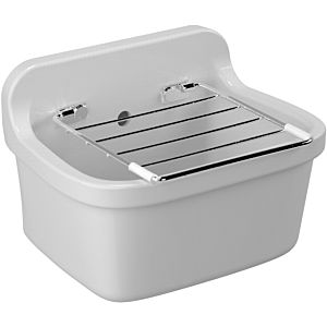 Vitra Options sink 6109B003-0012 43x37cm, with overflow / without tap hole, white