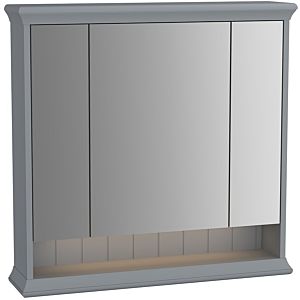 Vitra Valarte LED mirror cabinet 62232 78x17x76cm, 3 mirror doors, body gray matt