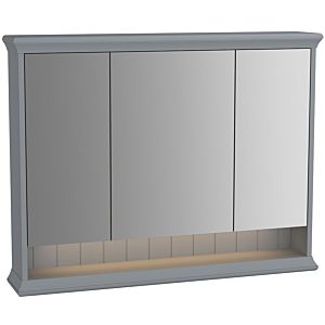 Vitra Valarte LED mirror cabinet 62235 98x17x76cm, 3 mirror doors, body gray matt
