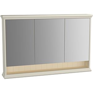 Vitra Valarte LED mirror cabinet 62239 118x17x76cm, 3 mirrored doors, body ivory matt