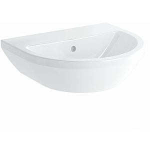 Vitra Integra washbasin 7066L003-0012 49.5 x 43 cm, white, with overflow / without tap hole