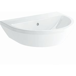 Vitra Integra washbasin 7067L003-0012 54.5 x 45 cm, white, with overflow / without tap hole