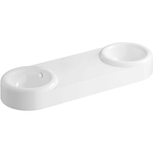 Vitra Liquid double washbasin 7313B403-0012 119x39.5x15cm, with overflow, white high gloss VC, without tap hole