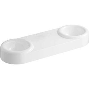 Vitra Liquid double washbasin 7313B403-0016 119x39.5x15cm, without overflow, white high gloss VC, without tap hole