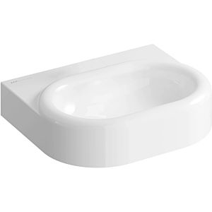 Vitra Liquid washbasin 7316B403-0016 60x50x15cm, without overflow, white high gloss VC, without tap hole