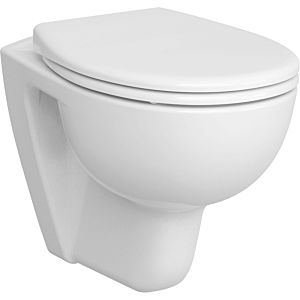 Vitra Conforma wall washdown WC 7712B003-0075 35.5x54cm, plus 60mm, suitable for wheelchairs, seat height 48cm, white high gloss